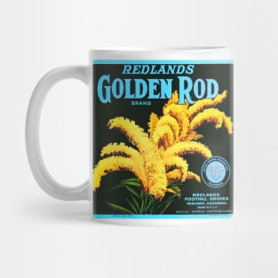 Redlands Golden Rod Brand Crate label Mug